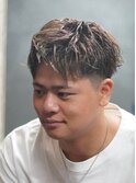 佐賀メンズベリーショート刈り上げフェードツーブロック韓国