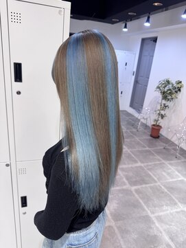 ペレ 栄店(PELE) ホワイトグレージュ/デジタルパーマ/チェリーブラウン/栄