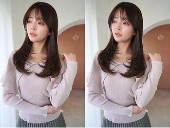 アンジェリカ 名古屋店(ANGELICA)の写真/【名古屋駅◆5分】お洒落可愛いトレンドヘアならおまかせ♪【名古屋/レイヤーカット/韓国風/髪質改善】