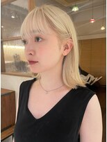 カナン(CANAAN)&nbsp;ハイトーン　ブリーチ　ブロンド　抜きっぱなし