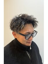 メンズサロン ウェーブ(men's salon WAVE) 【ハイライト】ツイスパ/ハイライト/アップバング