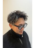 【ハイライト】ツイスパ/ハイライト/アップバング