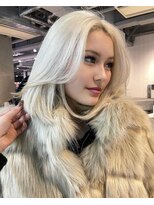 ハーパーズ 渋谷(harpers)&nbsp;ハリウッドホワイトブロンドレイヤーミディ