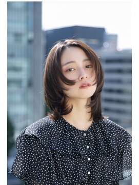 カラー(KOLOR) 軽やかなミディアムレイヤー