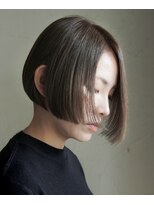 ブレス バイ ファースト 大和吉岡店(Breath by first)&nbsp;【大和町美容室】イルミナ透明感グレージュブラウン＆オージュア