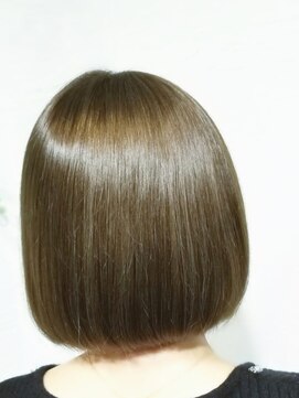 ローグ ヘアー 金町店(Rogue HAIR) 大人ガーリー艶ダークアッシュ似合わせカットボブ