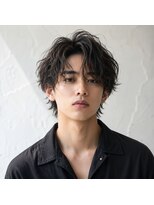 アイトーキョー 名古屋栄(AI TOKYO)&nbsp;ニュアンスパーマ/フェザーパーマ/センターパート/名古屋/栄