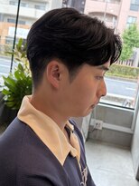 メンズロム(Men's LOM)&nbsp;センターパート×ニュアンスパーマ