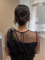 ブラン バイ アールオー(Blan by Ro)&nbsp;【結婚式お呼ばれヘアセット】カチモリアレンジ×パールシール