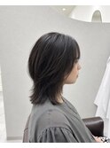 柔らかストレート×ミディアムレイヤー