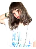 『 グレージュ & ソフトブリーチ 』外国人風 ☆ 無造作medium♪