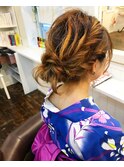 ☆浴衣アップ着付け( *´艸｀)綺麗系