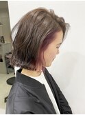 フォギーベージュ×ラベンダーピンク