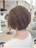 大人可愛いショートボブ☆