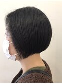 【AMAZING HAIR中沢店/鳥越】ナチュラル 大人ボブ/黒髪ショート