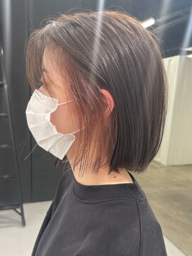 ココ 原宿(KOKO) #大人ガーリー#ダークアッシュ#ミディアムレイヤーカット