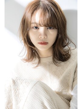 リノナ(Linona) 小顔外ハネミディアム☆☆20代30代40代大人かわいいくびれミディ