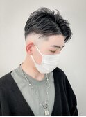 (石川)フェードかきあげショート