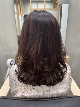 フレーム なんば店(FRAME) 【FRAMEなんば】パーソナルカラー似合わせカラー艶感大人ピンク