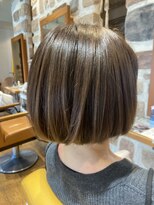オッジ 六本松店(oggi)&nbsp;ショートボブ＋アイリッシュカラー+酸熱トリートメント