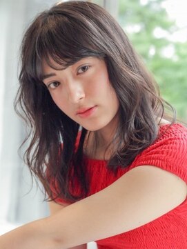 コルソ バイ ケーツー(CORSO by k-two) ネイビーブラック黒髪ミディ[西宮北口/門戸厄神]