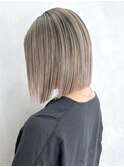 バレイヤージュ_チェリーブラウンフェミニンロング_ba403011