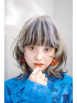 ドォール(d'Or) マッシュウルフ×コントラストカラー