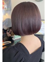 ヘアワークオーパス 吉祥寺(HAIR WORK OPUS) シンプルミニボブはカラーでお洒落にニュアンスカラー