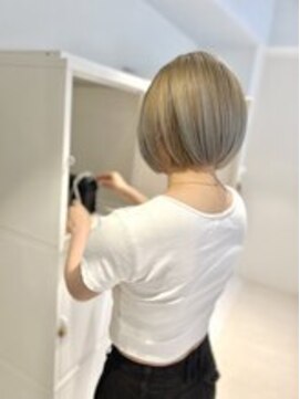 プログレス ひばりヶ丘店(PROGRESS) 『silver highlight』デザインカラー×ハイライト