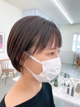 オンド(onde) 自然な丸みが可愛いショートボブ