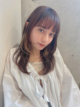 ルービック 梅田茶屋町(Rubik) 顔まわりレイヤー/イヤリングカラー