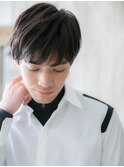 自然体な1分スタイリング無造作マッシュパーマh仙台