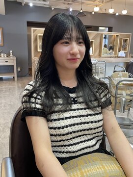 ヘア プロデュース キュオン(hair produce CUEON.) 韓国風×顔まわりカット