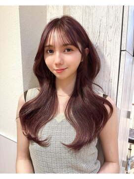 アフロートリノ(AFLOAT Leino) 大人可愛い韓国くびれヘア　レイヤーカット　韓国ヘア女優ヘア