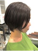 ☆小顔効果カット インナーカラー グレーベージュ 髪質改善 韓国