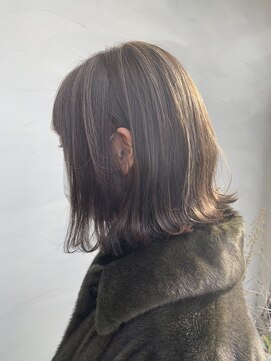 トワ(toi) ミディアム×ハイライトカラー【横浜/横浜駅】