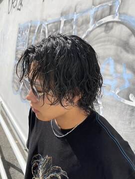 ビカムメンズヘアー 栄店(become men's hair) 波巻きスパイラルパーマ×大人のメンズヘア
