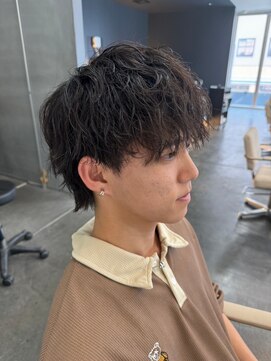 バース 河原町店(BIRTH) ツイストスパイラルパーマツイストパーマメンズマッシュパーマ