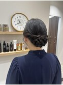 お呼ばれヘア