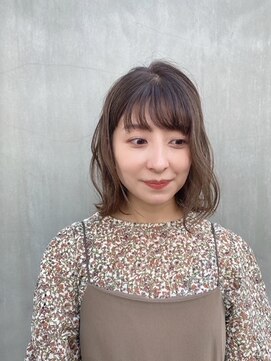 ブランチヘアー(branch hair) ゆるっとボブ×透明感ベージュ