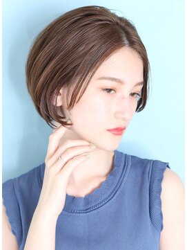 インセプション 銀座(INCEPTION) ショート・ボブ/面長/前髪なし/絶壁解消/30代/40代/50代/くびれ