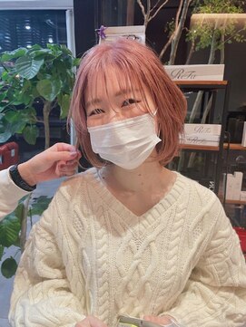 ナップヘアー NAP hair 【ピンクカラー/佐藤杏丸】