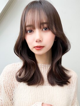 スタートウキョウ 渋谷(STAR TOKYO) 韓国風エギョモリ★くびれ外ハネ大人可愛い小顔シースルーバング