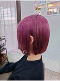 ボブ　ノーブルピンク　ブリーチ