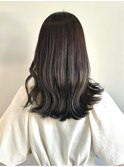 《髪質改善カラーで艶髪に》