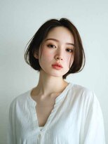 シェル 立川(shell) くびレイヤーエモージュグレージュカラーくびれショート【立川】