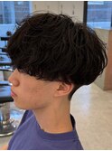 初めてのパーマでも◎ラフな質感が人気のシャドウパーマ