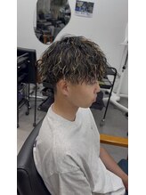 チャプター(CHAPTER) 縦落ちパーマ×メッシュ