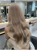 ミルクティーベージュ/ブリーチカラー/ダブルカラー/髪質改善