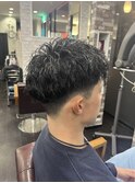 緩めツイストスパイラルパーマ波巻きパーマメンズパーマ20代30代